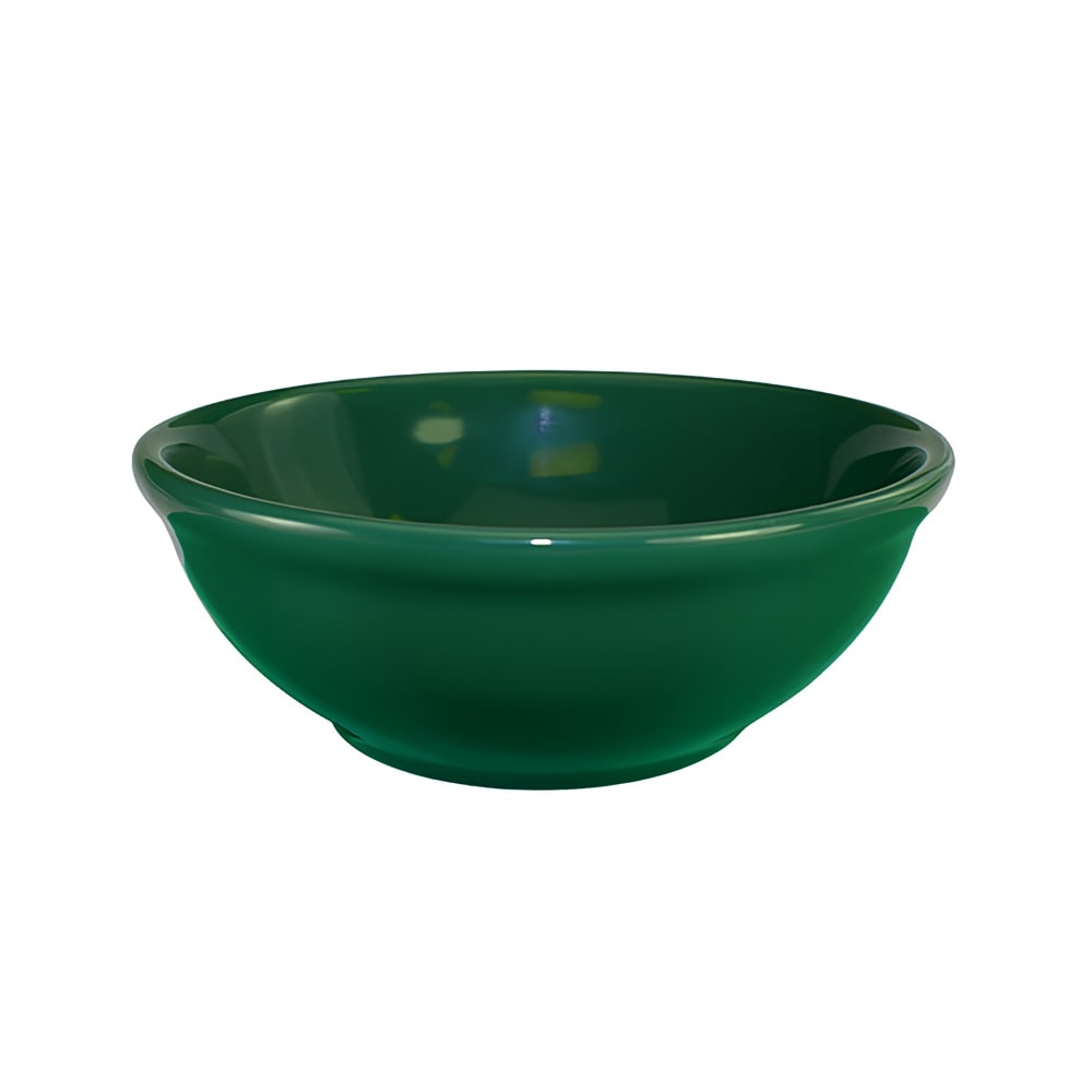 129-CA15G 13 oz Round Cancun™ Oatmeal/Nappie Bowl - Ceramic, Green