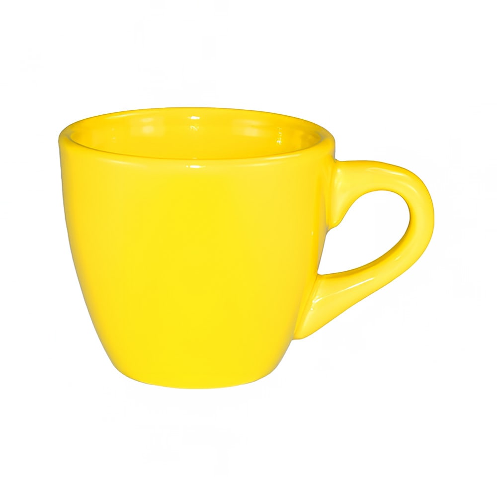 129-CA35Y 3 1/2 oz Cancun™ A.D. Cup - Ceramic, Yellow