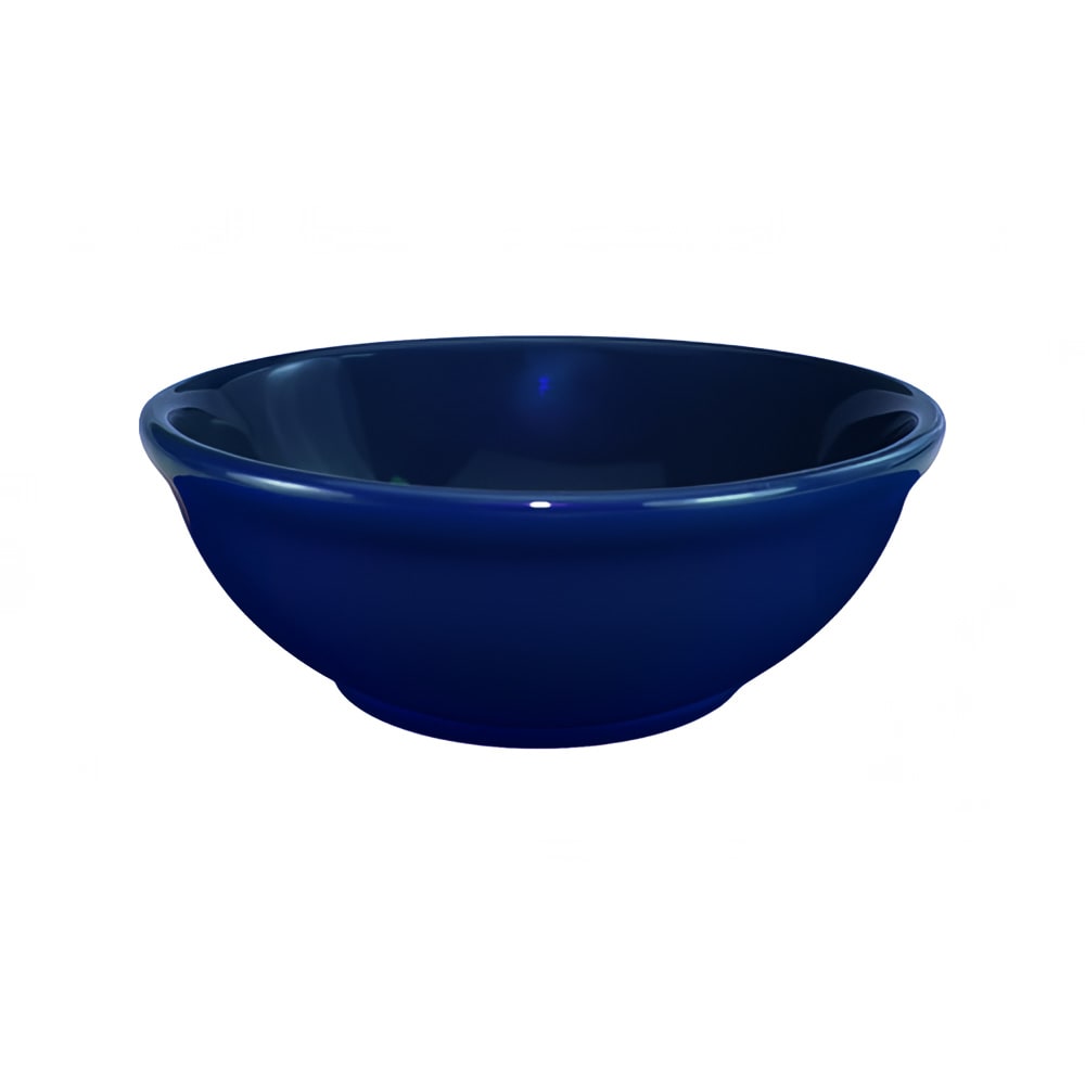 129-CA15CB 14 oz Round Cancun™ Oatmeal/Nappie Bowl - Ceramic, Cobalt Blue
