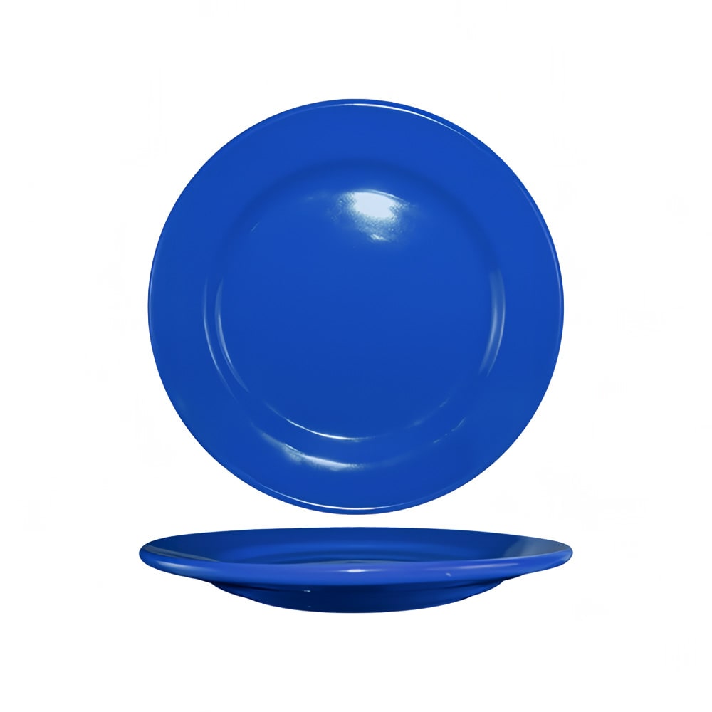 129-CA21LB 12" Round Cancun™ Plate - Ceramic, Light Blue