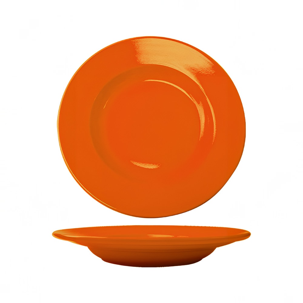 129-CA120O 20 oz Round Cancun™ Pasta Bowl - Ceramic, Orange