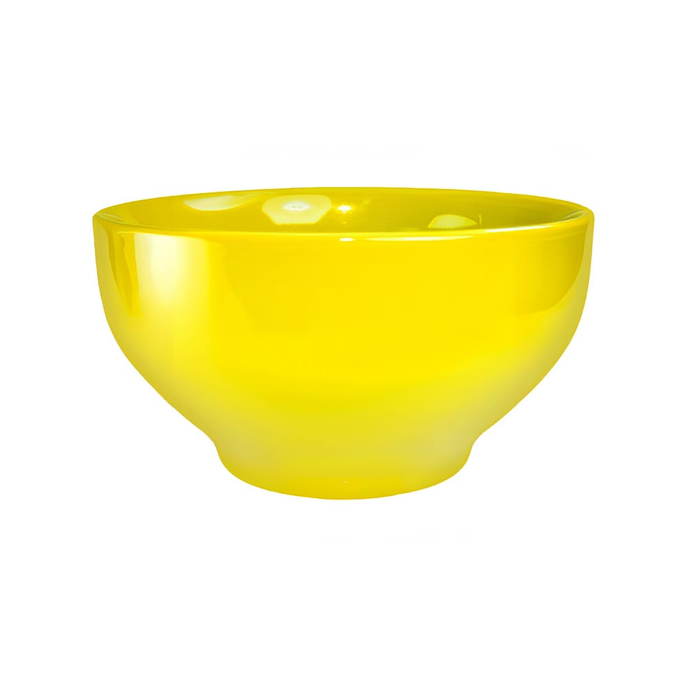 129-CA45Y 144 oz Round Cancun™ Bowl - Ceramic, Yellow