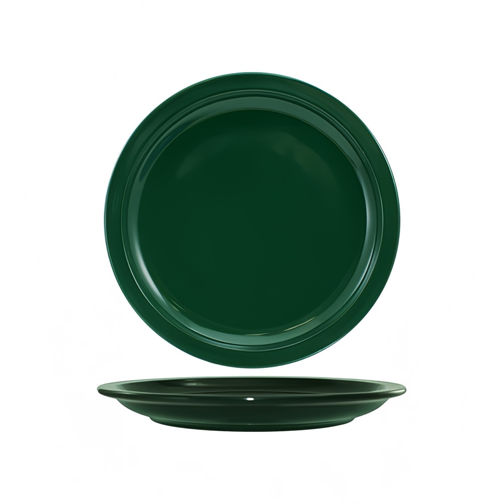 129-CAN6G 6 1/2" Round Cancun™ Plate - Ceramic, Green