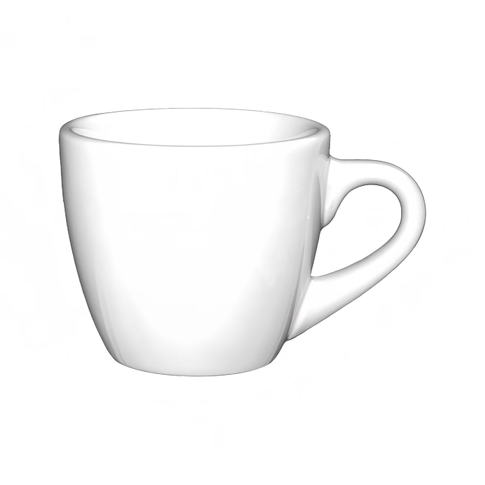 129-DO37 3 1/2 oz Dover™ A.D. Cup - Ceramic, European White