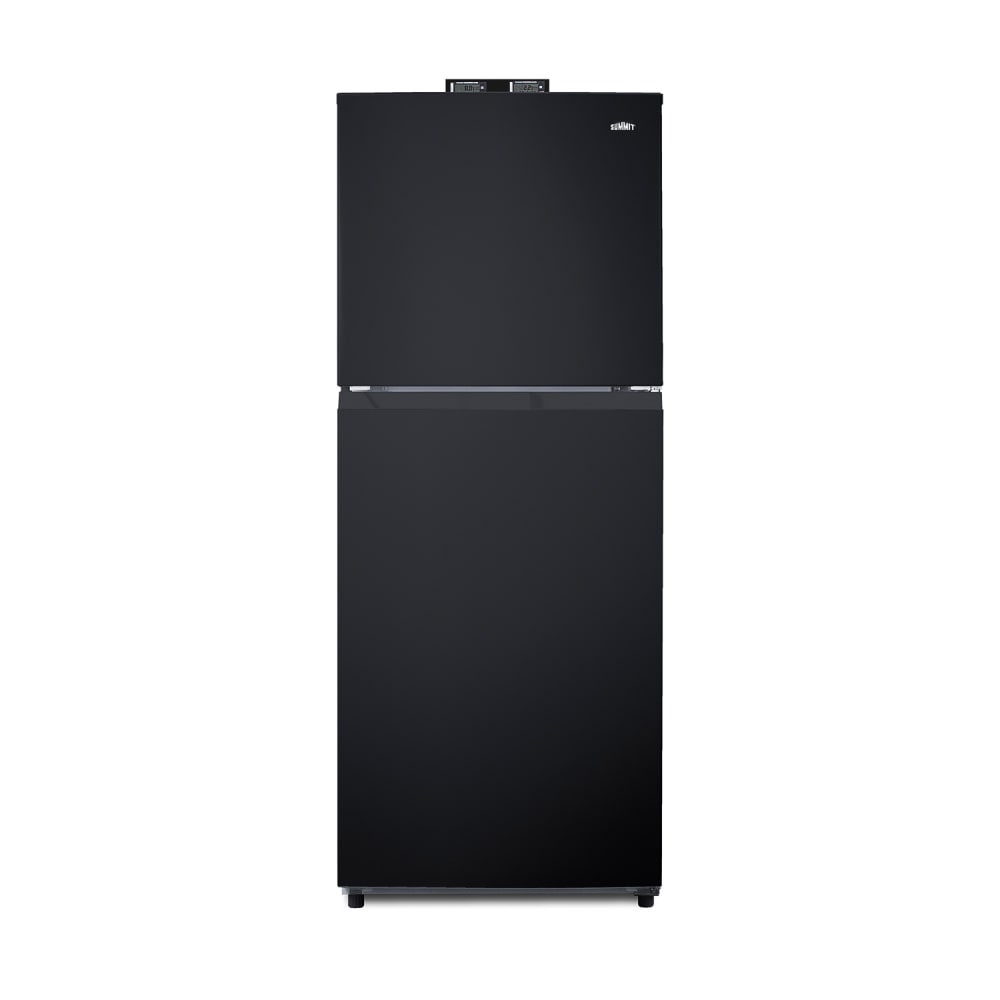 162-BKRF1087B 24" Break Room Refrigerator & Freezer - Black, 115v