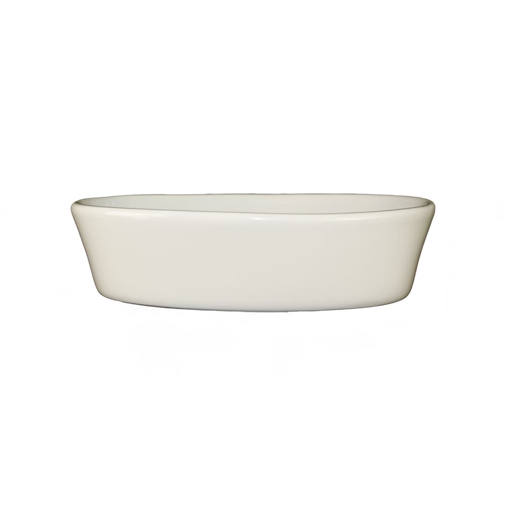 129-OB7 14 oz. Oval, Oven Baking Dish - Ceramic, American White