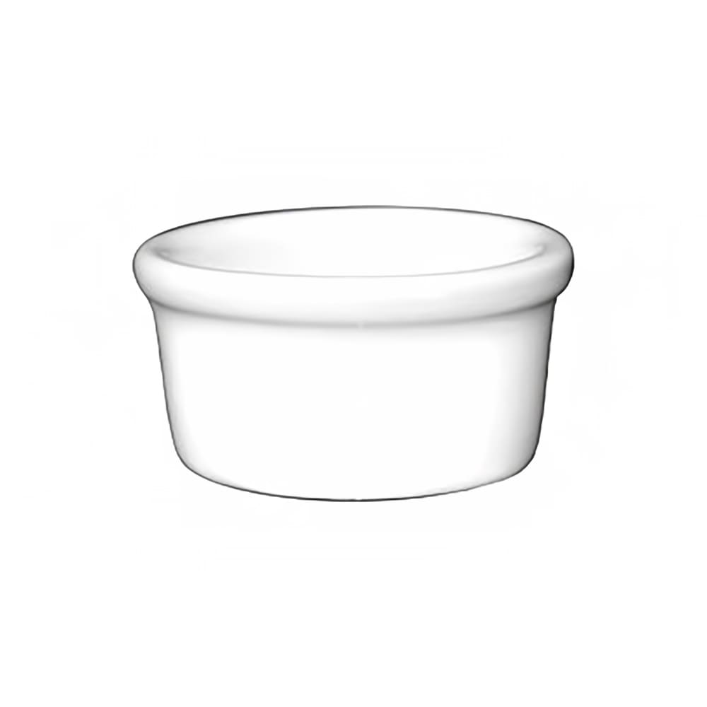 129-RAM15EW 1 oz Ramekin - Porcelain, European White