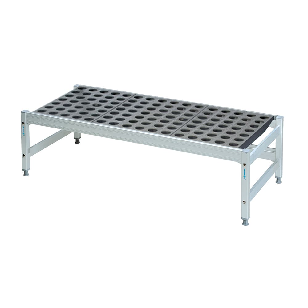197-1R47C12 47" Stationary Dunnage Rack w/ 800 lb Capacity, Aluminum/Polymer