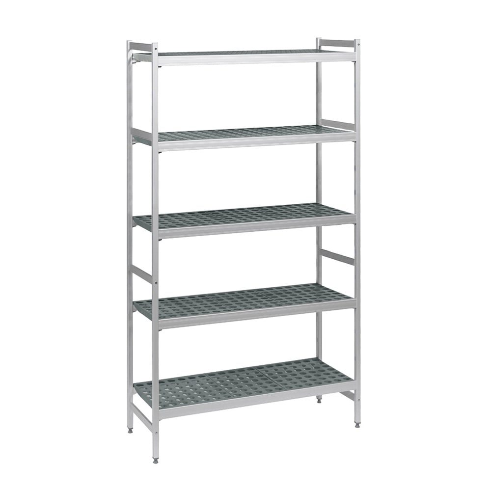 197-5R47C83 Fermostock® Polymer Louvered Shelf Kit - 47"W x 22"D x 83"H