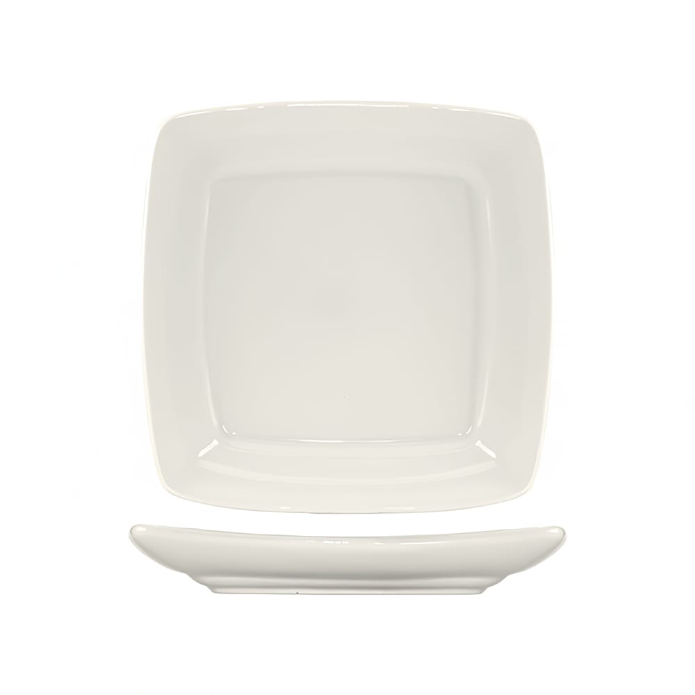 129-RO11S 11" Square Roma™ Plate - Ceramic, American White
