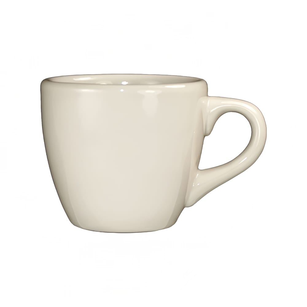 129-RO35 3 1/2 oz Roma™ A.D. Cup - Ceramic, American White