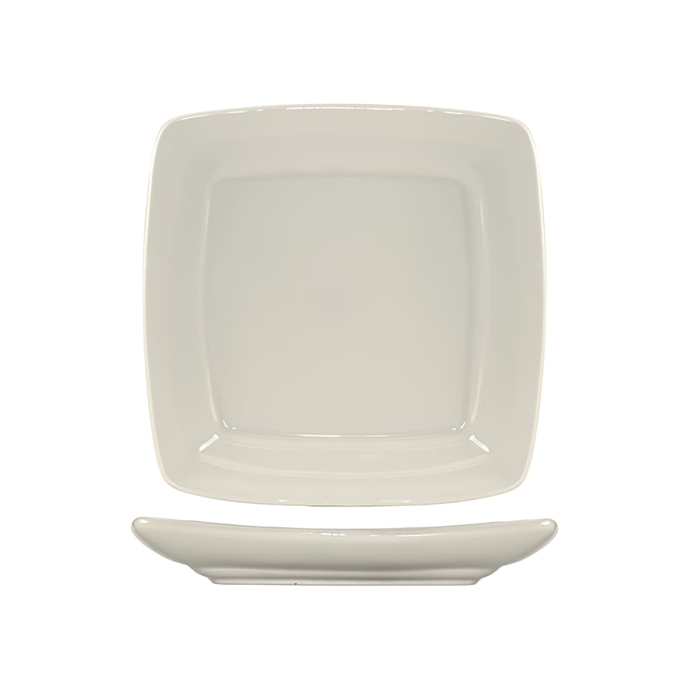 129-RO9S 9" Square Roma™ Plate - Ceramic, American White