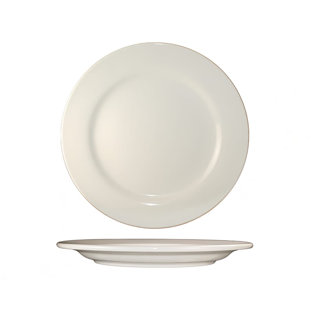 129-RO31 6 1/4" Round Roma™ Plate - Ceramic, American White