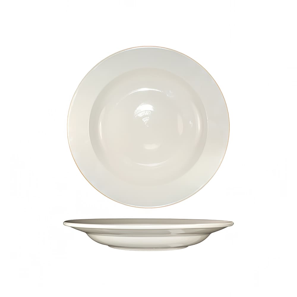 129-RO115 20 oz Round Roma™ Pasta Bowl - Ceramic, American White