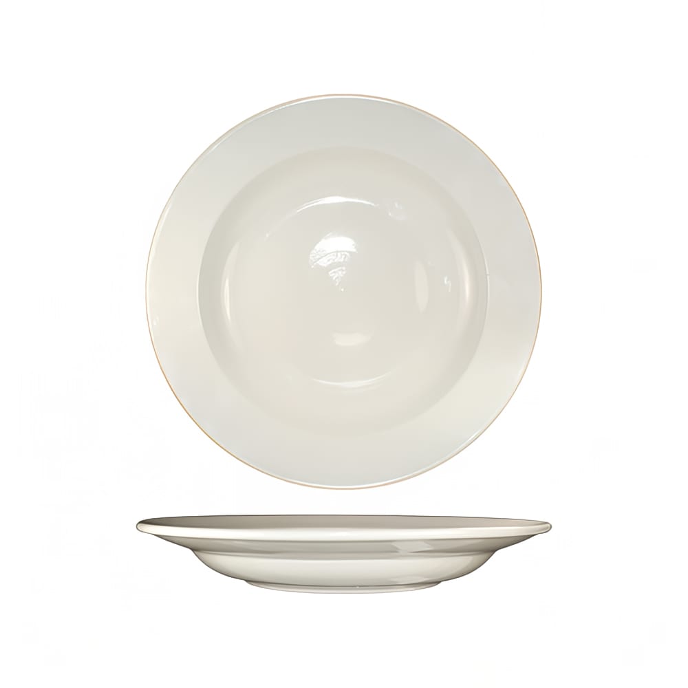 129-RO105 22 oz Round Roma™ Pasta Bowl - Ceramic, American White