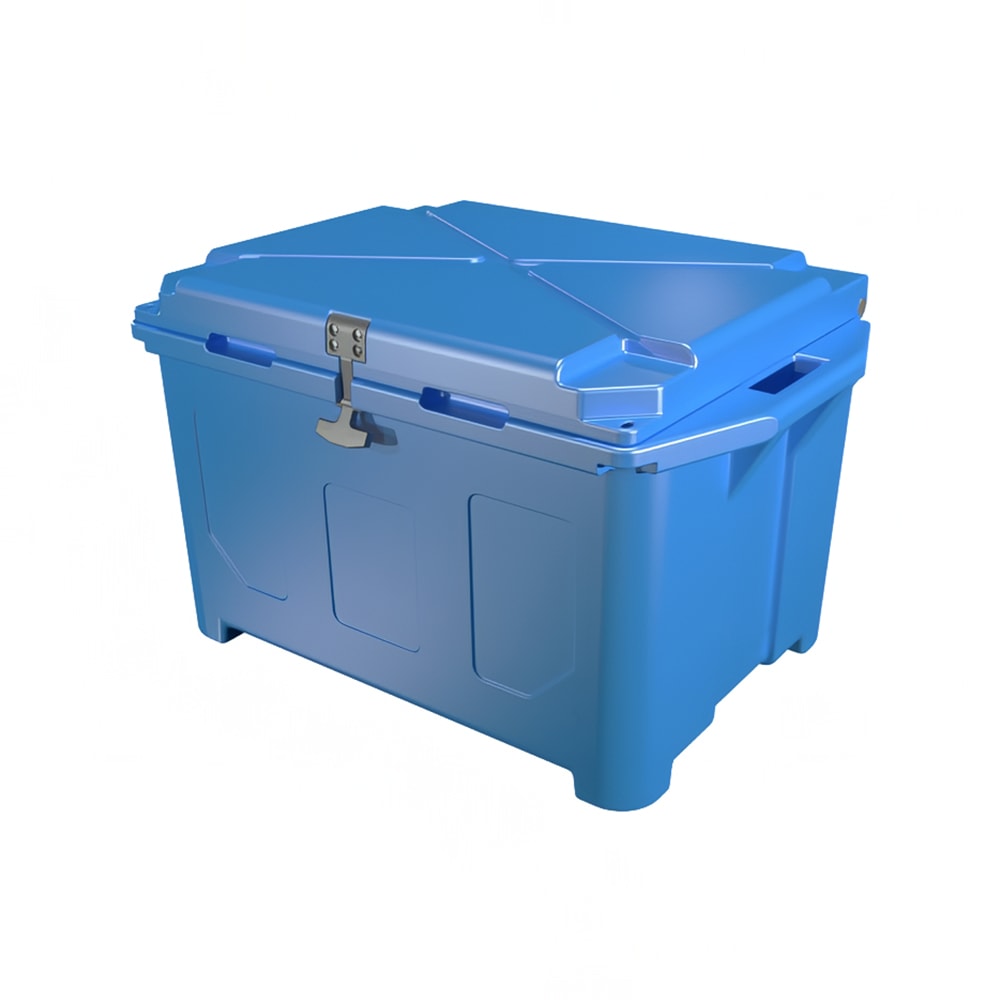 621-HR02P Insulated Food Carrier - 31 1/2" x 21 1/2" x 19 1/4", Blue