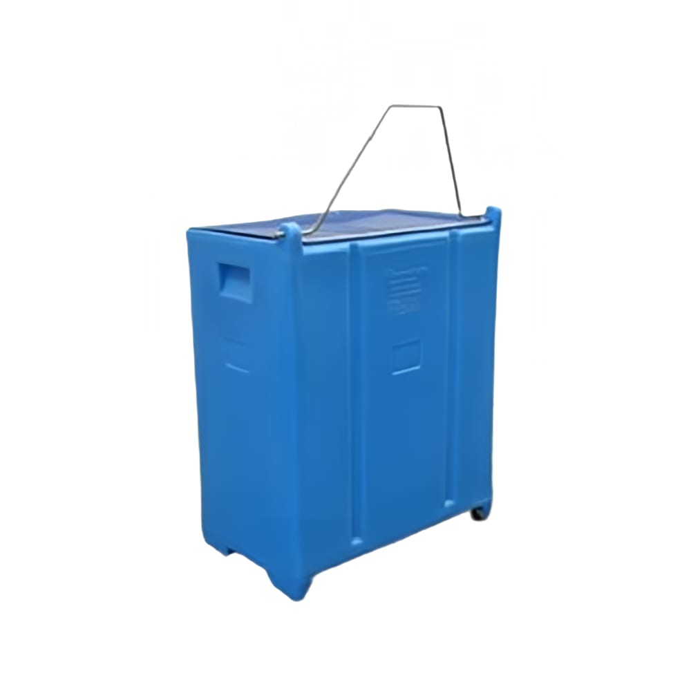 621-HR04PC Insulated Food Carrier - 26" x 16 1/2" x 33", Blue