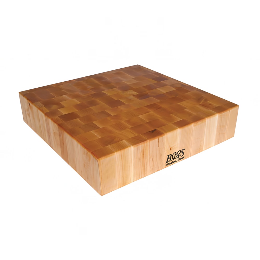 416-BB03 Chopping Block, 30x30x6", Hard Rock Maple, Reversible