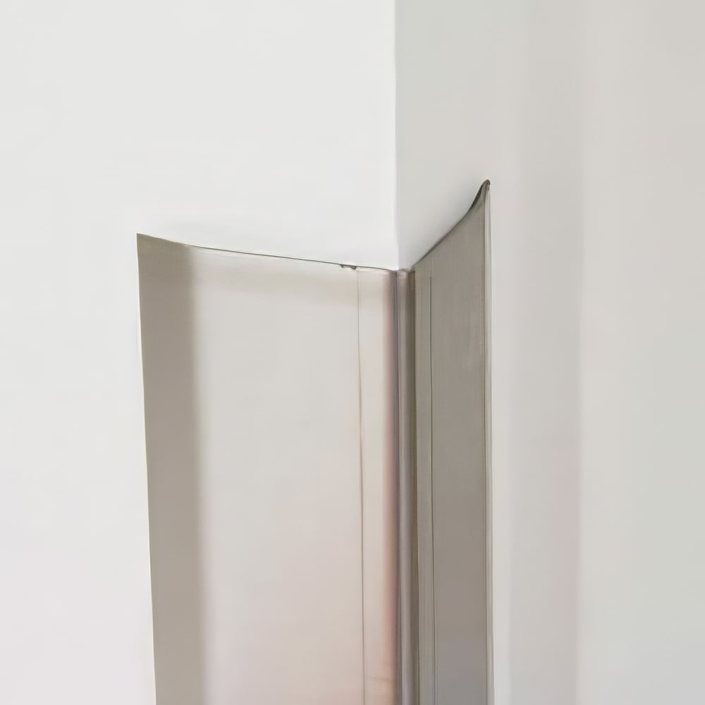VEVOR Stainless Steel Corner Guards 1 X 1 X 48 Inch Metal Wall Corner Protector, Pack Of 10 Corner Guards, 20 Ga 304 Stainless Corner Guard With 90-Degree Angle For Wall Protection And Decoration