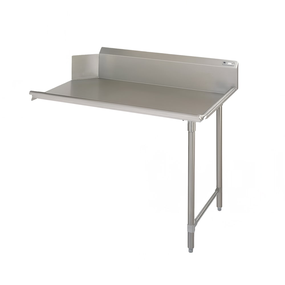 416-JDTC2060R 60" Clean Dishtable w/ 16 ga Stainless Legs, L to R