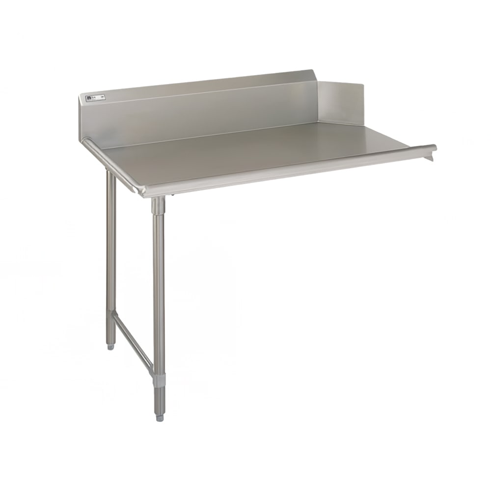 416-JDTC2060L 60" Clean Dishtable - Stainless Steel, 30"L x 44"H, R to L