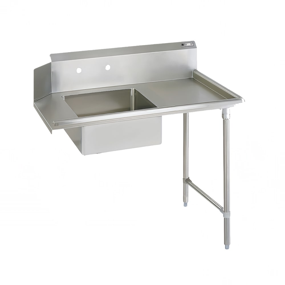 416-JDTS2048R 48" Soiled Dishtable w/ 20 x 20 x 8" Bowl & 16 ga Stainless Legs, R t...