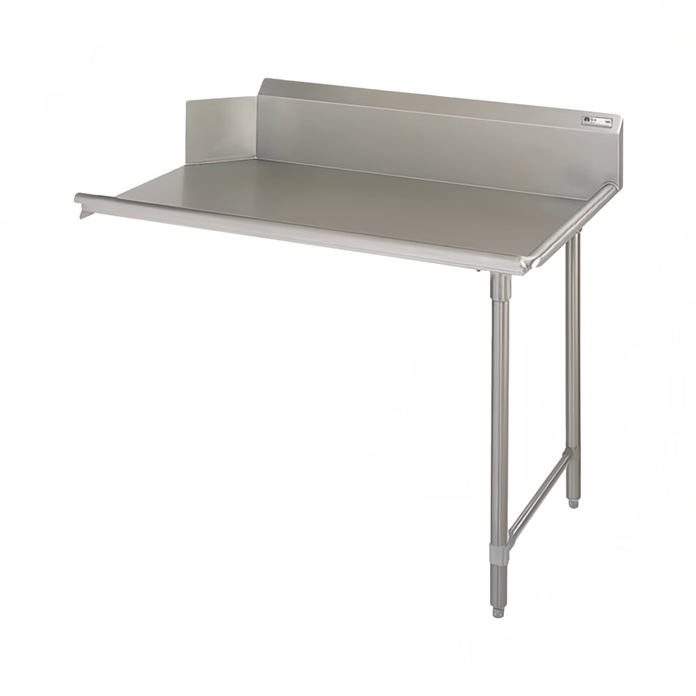 416-JDTC2096R 96" Clean Dishtable w/ 16 ga Stainless Legs, R to L