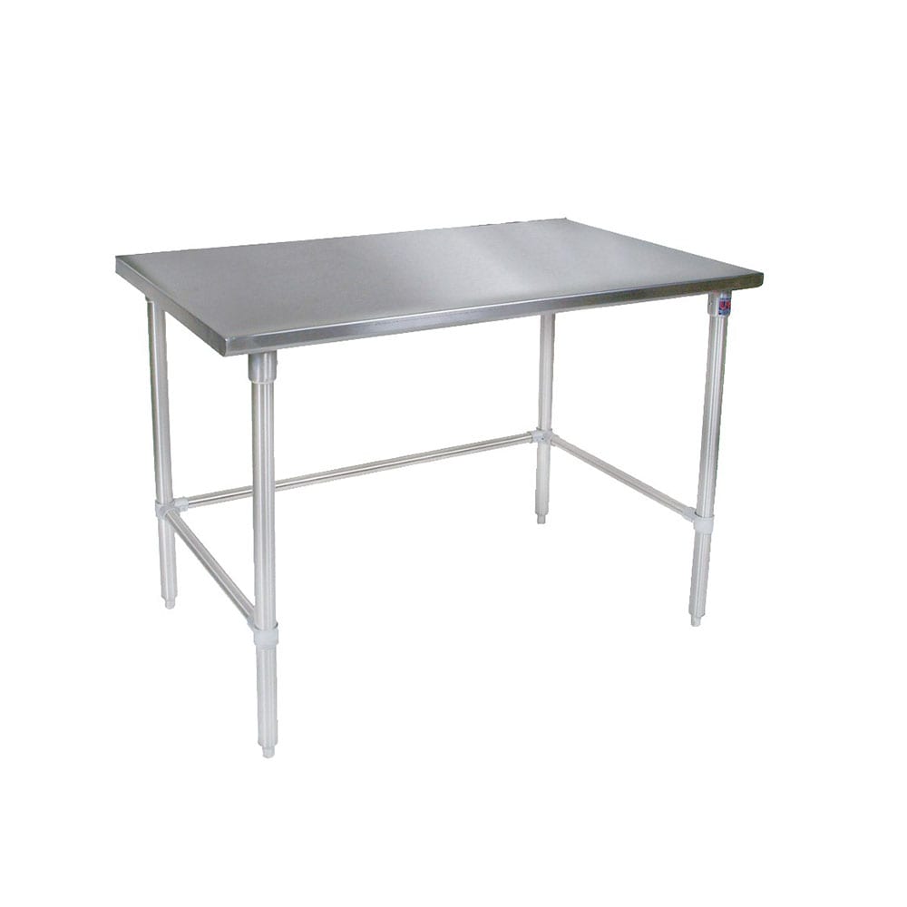 416-ST43036SSK 36" 14 ga Work Table w/ Undershelf & 300 Series Stainless Flat Top