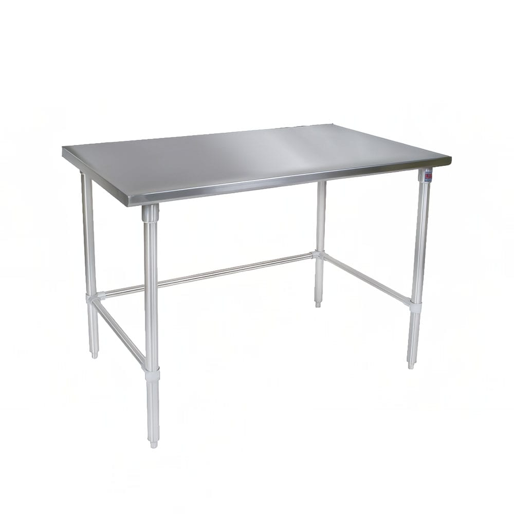 416-ST43060GSK 60" 14 ga Work Table w/ Undershelf & 300 Series Stainless Flat Top