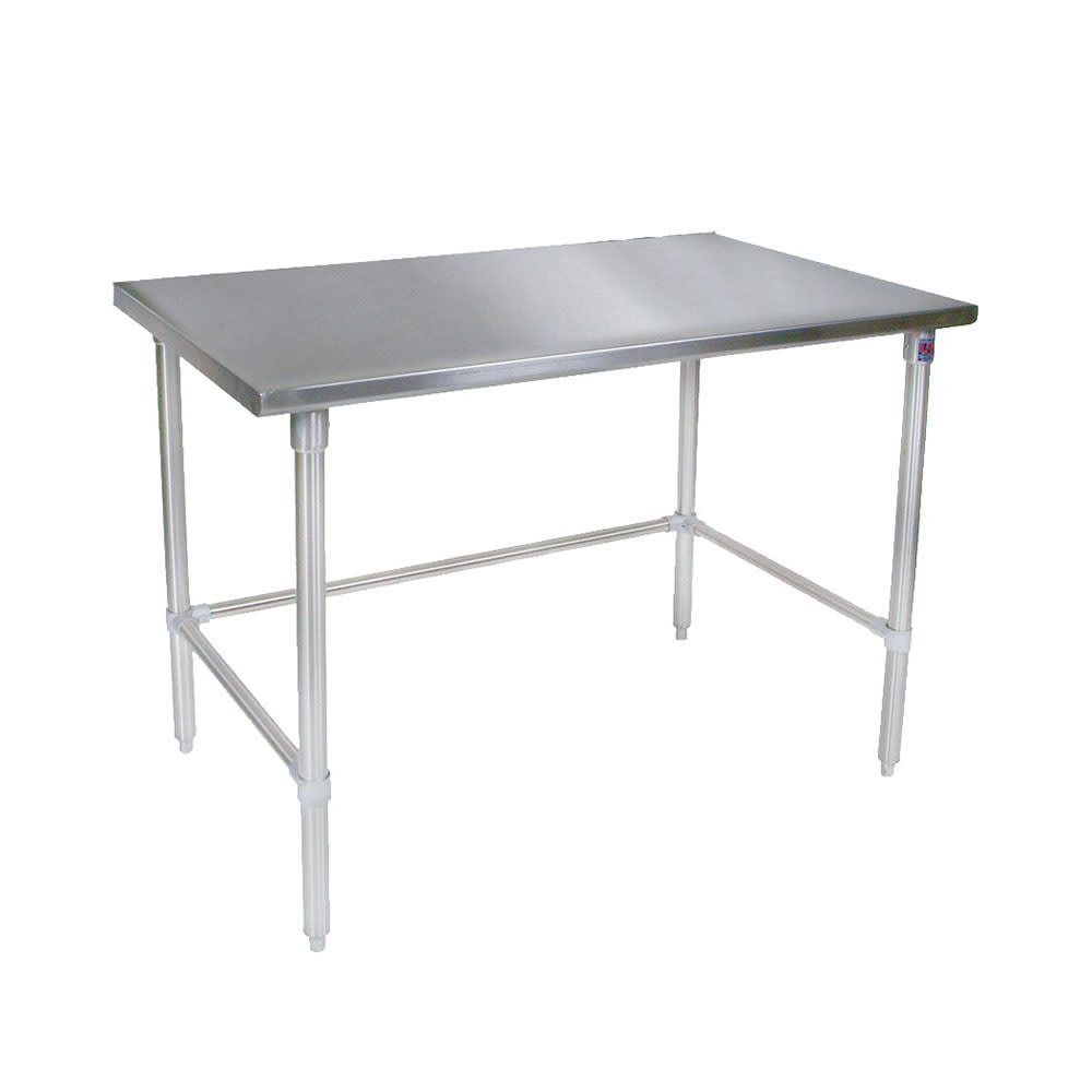 416-ST43648SSK 48" 14 ga Work Table w/ Undershelf & 300 Series Stainless Flat Top