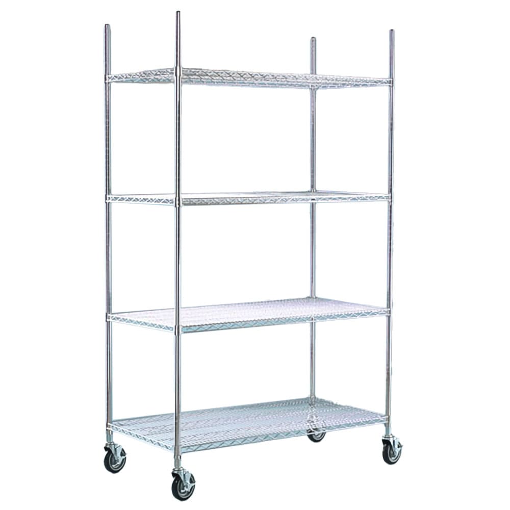 Krowne 28151S Universal Shelving Caster Set w/ 5" Wheels