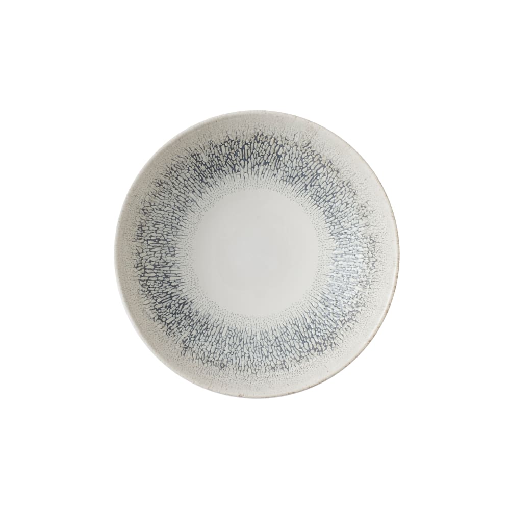 893-FSGYEVB71 15 oz Round Studio Prints® Fusion Rolled Edge Coupe Bowl - Ceramic, Agate Gray
