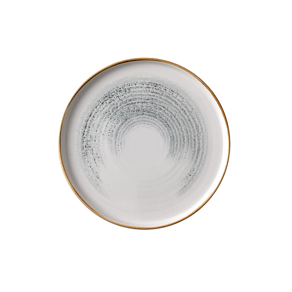 893-HAJGWP261 10 1/4" Round Studio Prints® Homespun Accents Walled Plate - Ceramic, Jasper G...