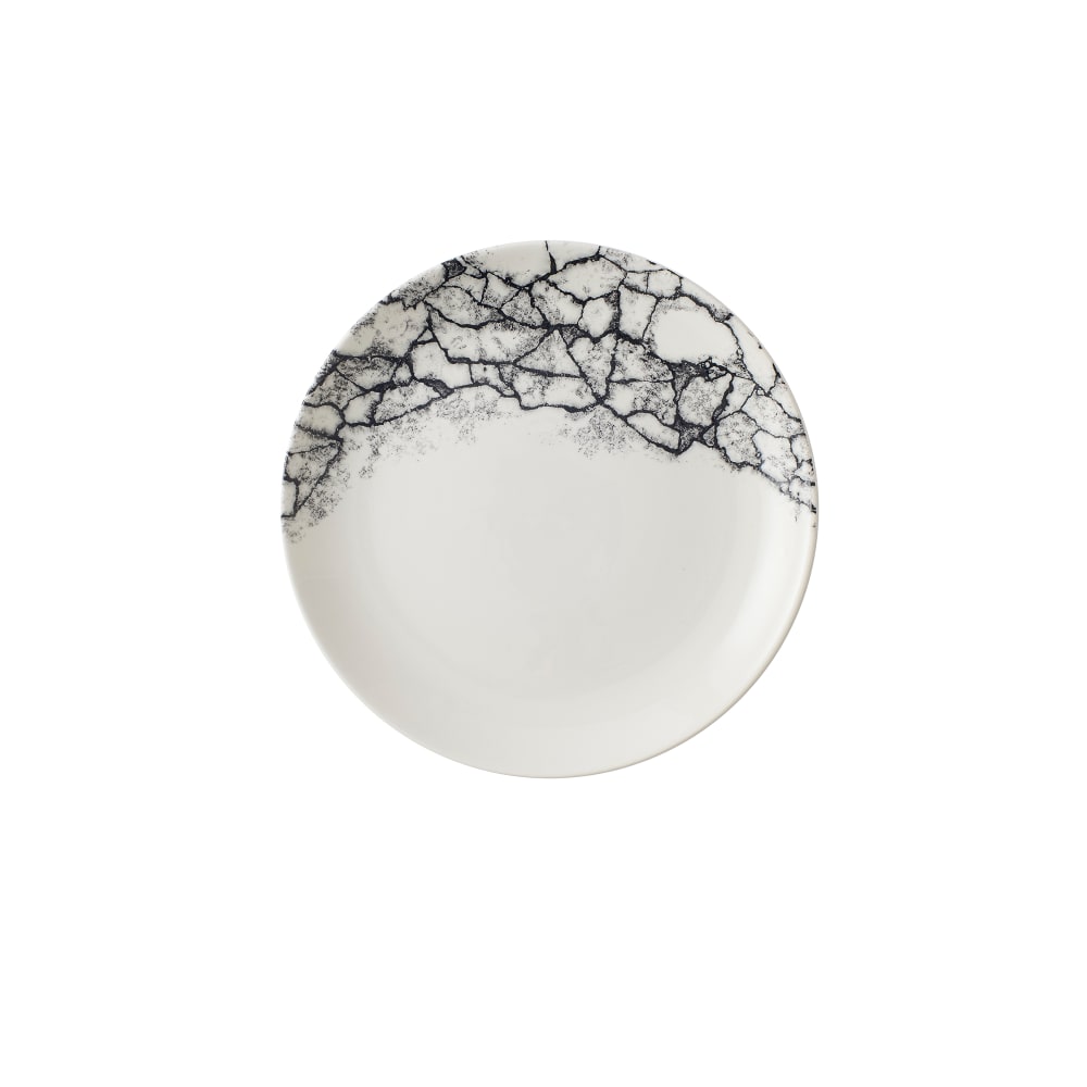 893-KAQBEVP81 8 11/16" Round Studio Prints® Kintsugi Accents Coupe Plate - Ceramic, Quartz B...