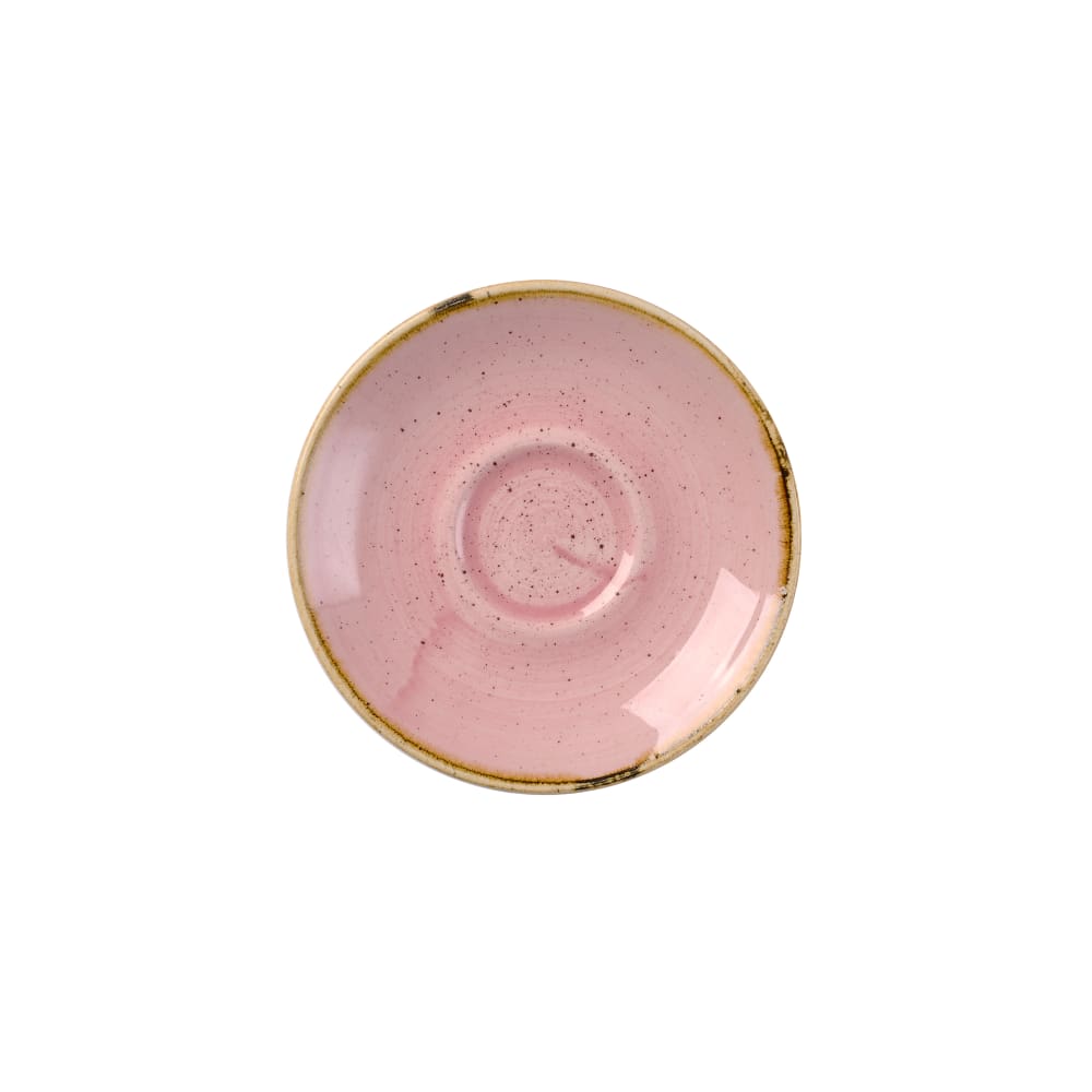 893-SPPSESS1 4 1/2" Round Stonecast® Saucer for SPPSCEB91 - Ceramic, Petal Pink