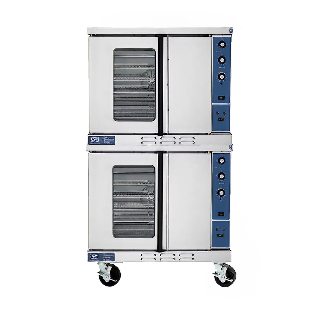 066-613E2V2081 Double Full Size Electric Convection Oven - 11kW, 208v/1ph 