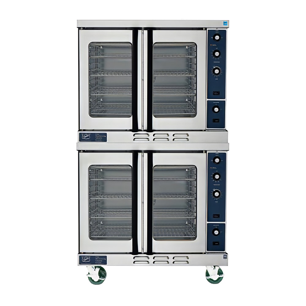 066-613QG2XXLP Double Full Size Liquid Propane Gas Convection Oven - 80,000 BTU