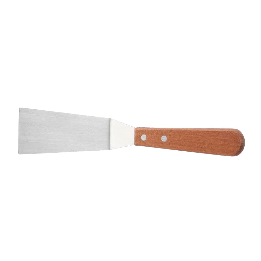080-TN165 Grill Spatula w/ Wooden Handle, 4 1/4" x 2 3/16" Blade