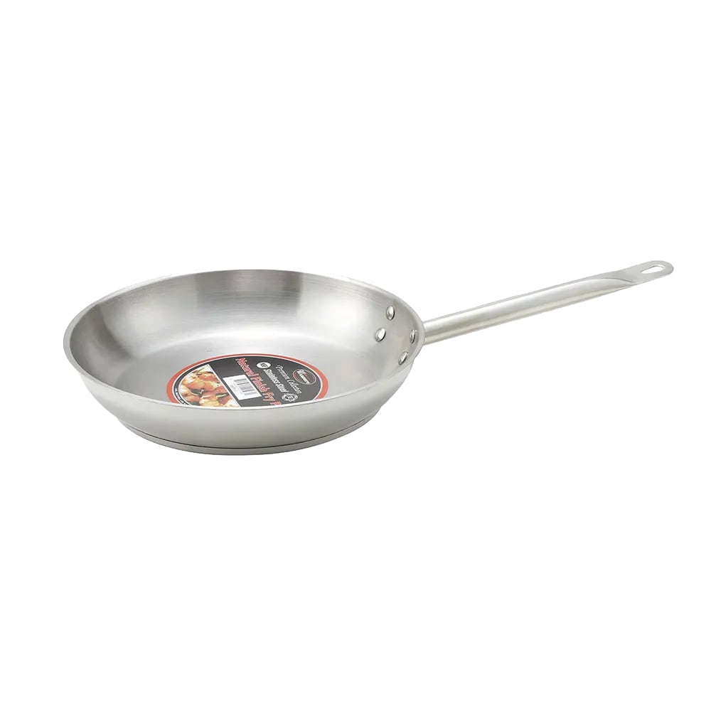 080-SSFP11 11" Stainless Steel Frying Pan w/ Solid Metal Handle