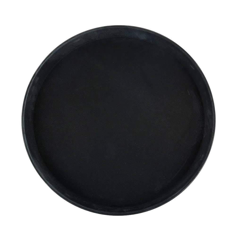 080-TRH11K 11" Round Easy Hold Tray, Black