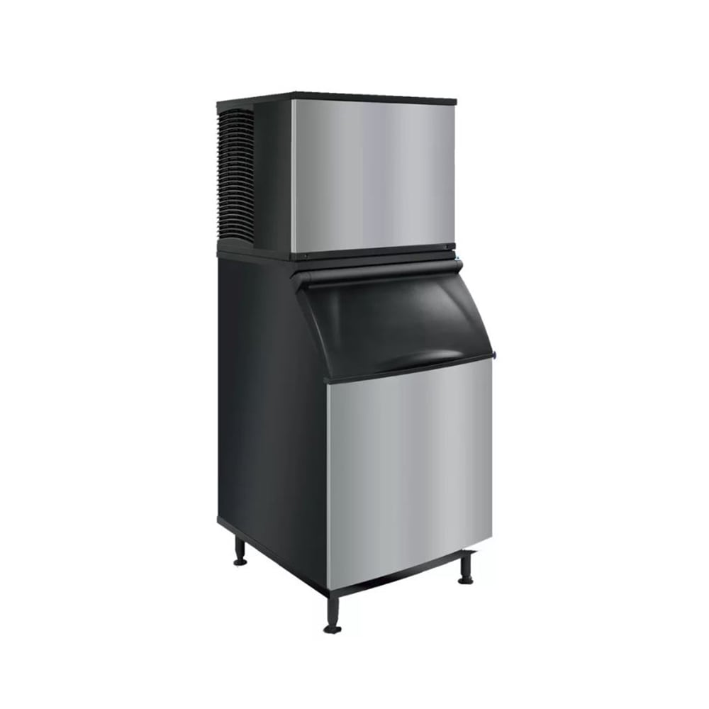 700-KDT0700A261K970 614 lb KDT Series Full Cube Ice Machine w/ Bin - 882 lb Storage, Air Cooled,...