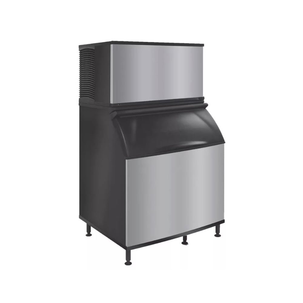700-KYT1700A261K970 1652 lb KYT Series Half Cube Ice Machine w/ Bin - 882 lb Storage, Air Cooled,...