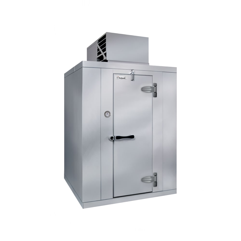 093-P71006CT 6' x 10' Indoor Walk-In Cooler w/ Top-Mounted Compressor - Floor