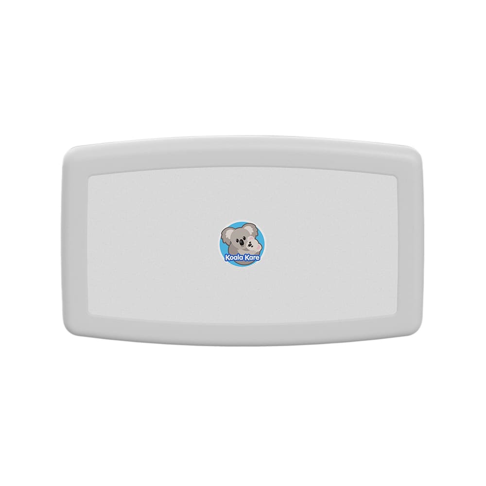107-KB30005 Horizontal Wall Mounted Changing Station - Polypropylene, White Granite