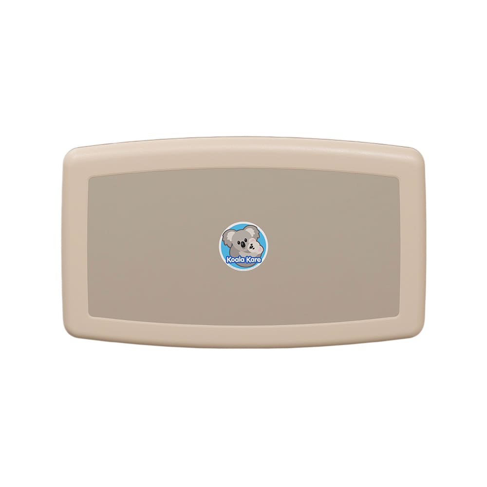 107-KB30000 Horizontal Wall Mounted Changing Station - Polypropylene, Beige