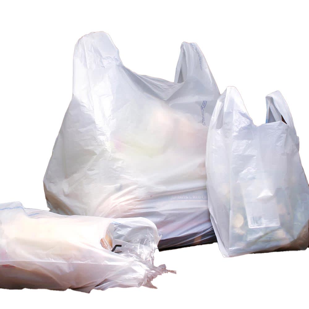 909-CT2830 Heavy Duty Carry Out Bag w/ Handles - 30"L x 18"W x 10" SG, 0.8 mil HDP...