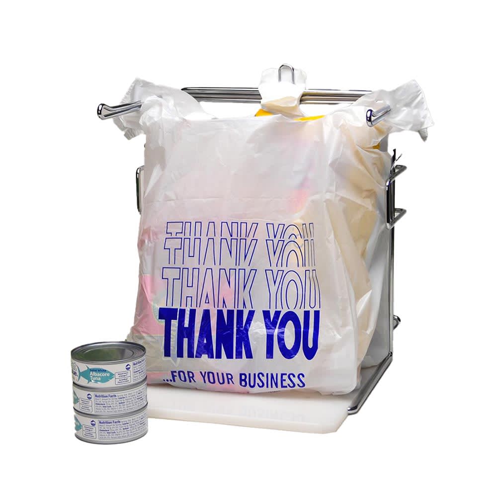 909-CT1923TYD "Thank You" T-Shirt Bag - 21 1/2"L x 11 1/2"W x 6 1/2" SG,...