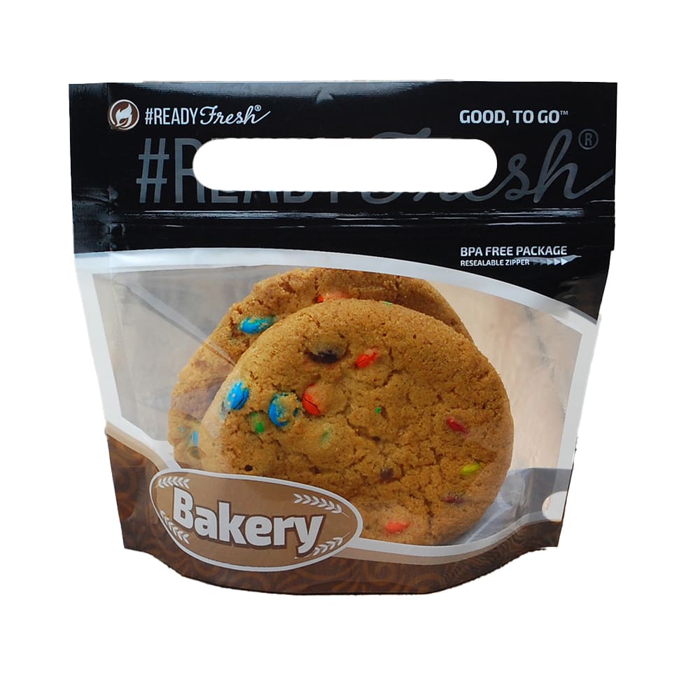 909-GNG662 #ReadyFresh® Bottom Gusset Grab-N-Go Cookie Pouch - 6" x 5 7/8" x 2 1/6&quot...