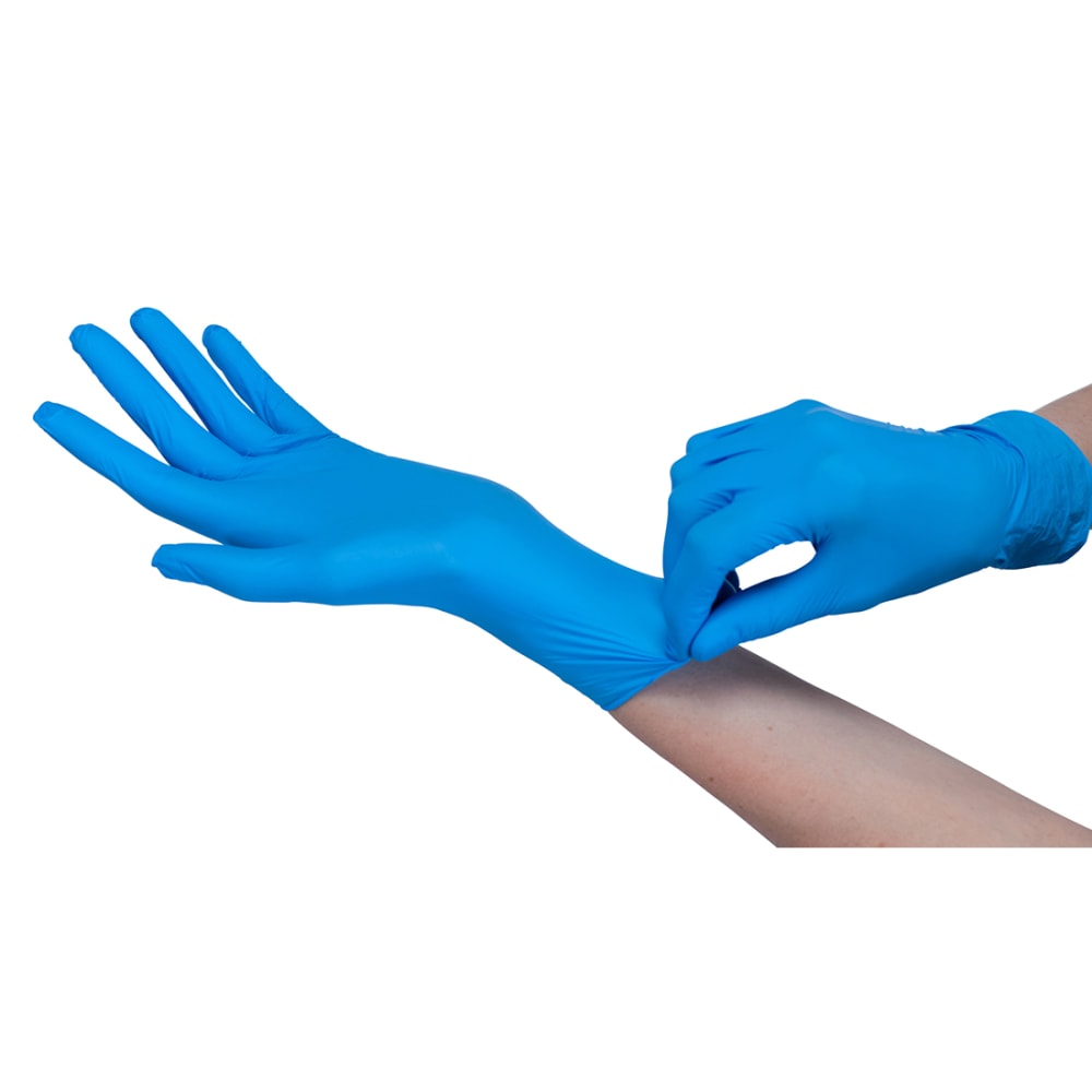 909-MDNGLOVE Nitrile Gloves - Medium, Blue