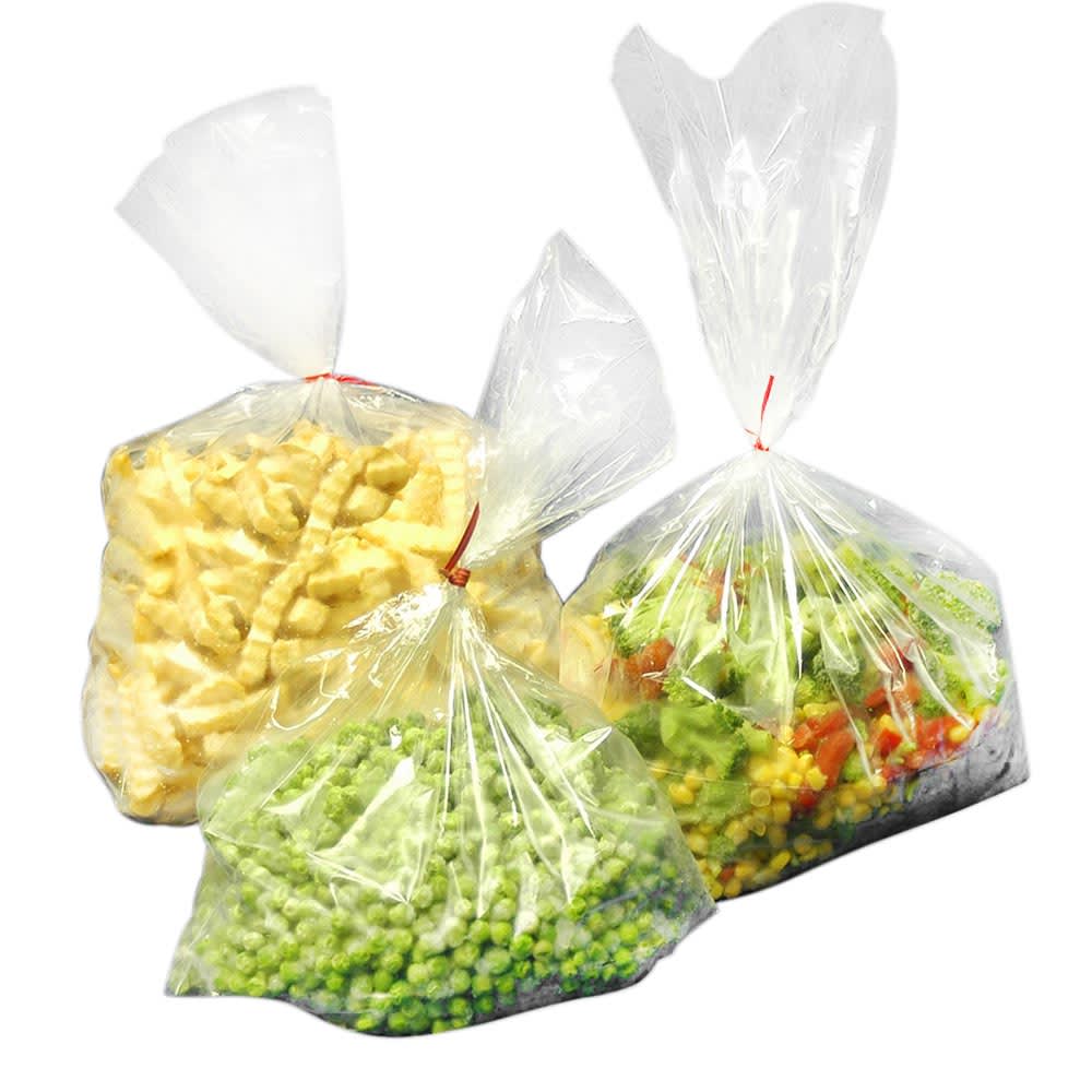 909-P10G083015 Side Gusset Food Storage Bag - 15" x 8", Poly